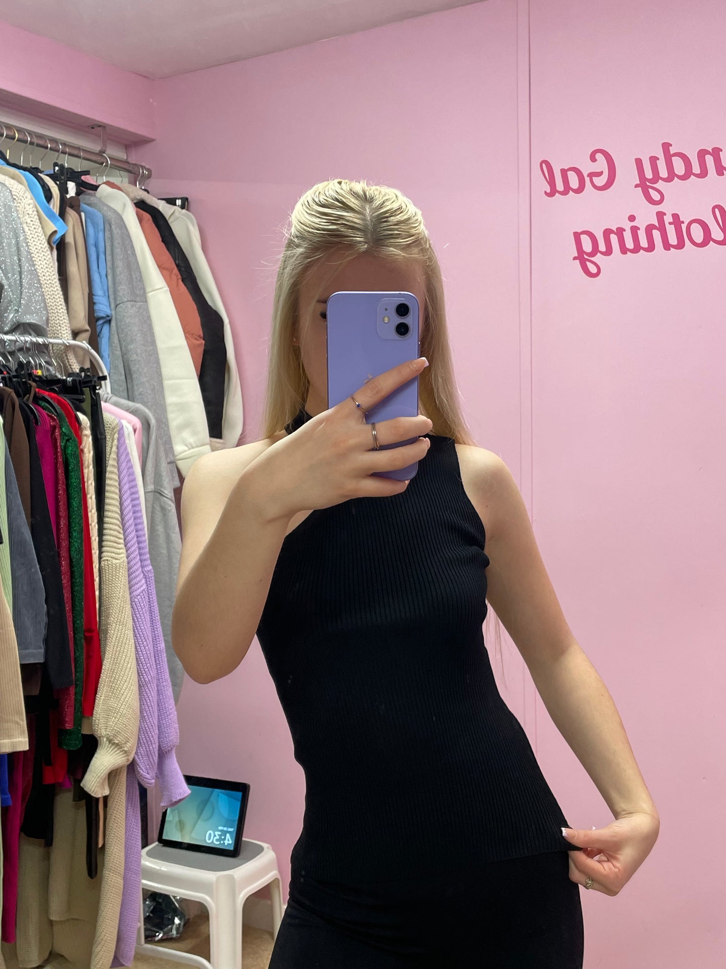 One shoulder full length tops