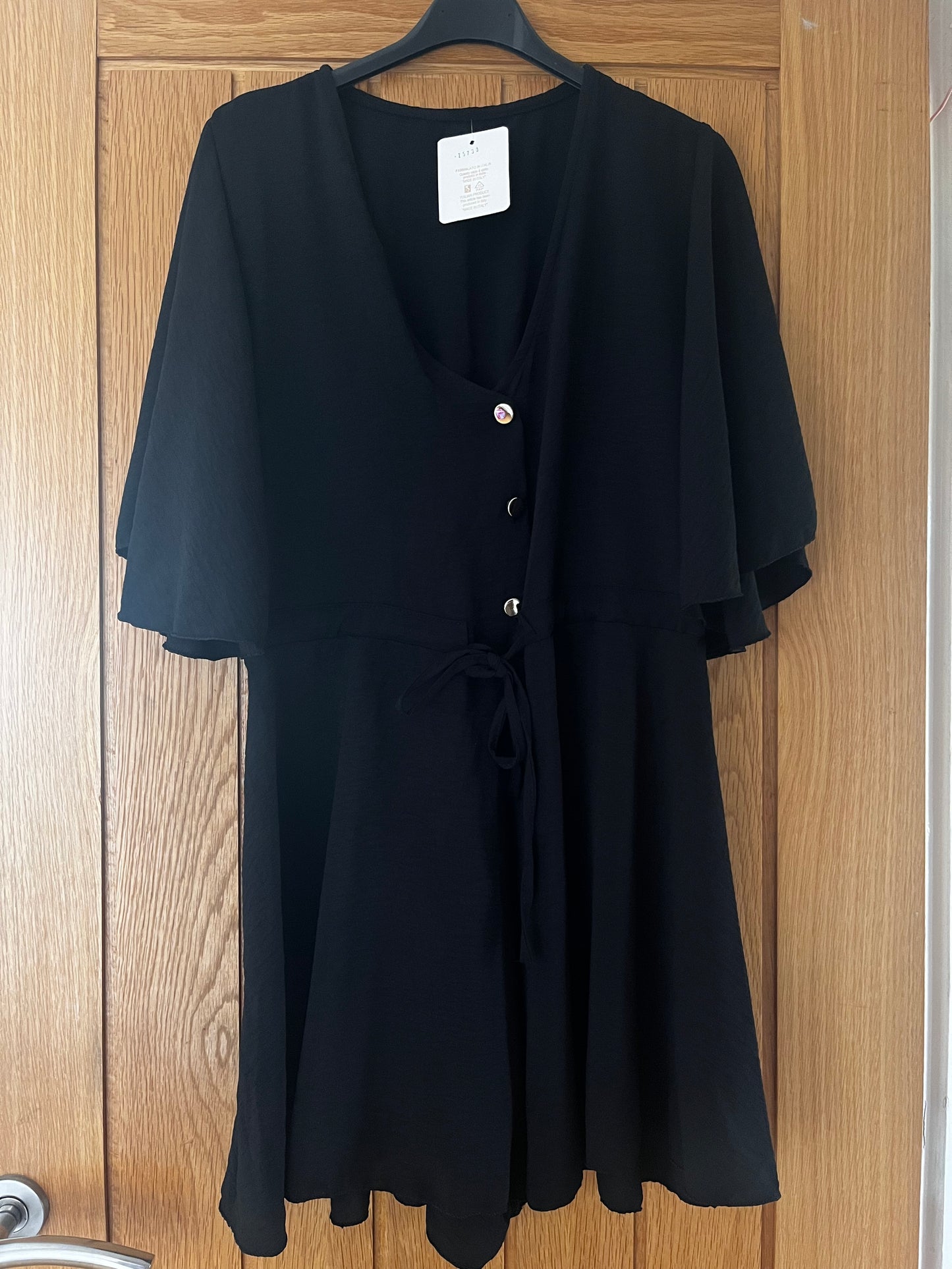 Three button detail elasticated pull in playsuits