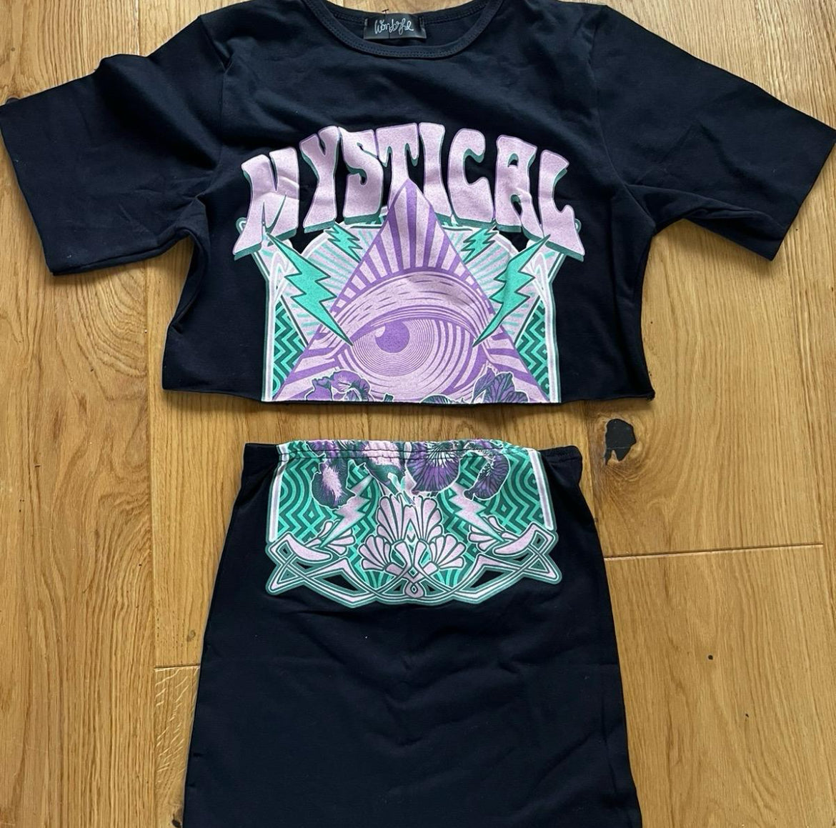 Mystical two piece rave set