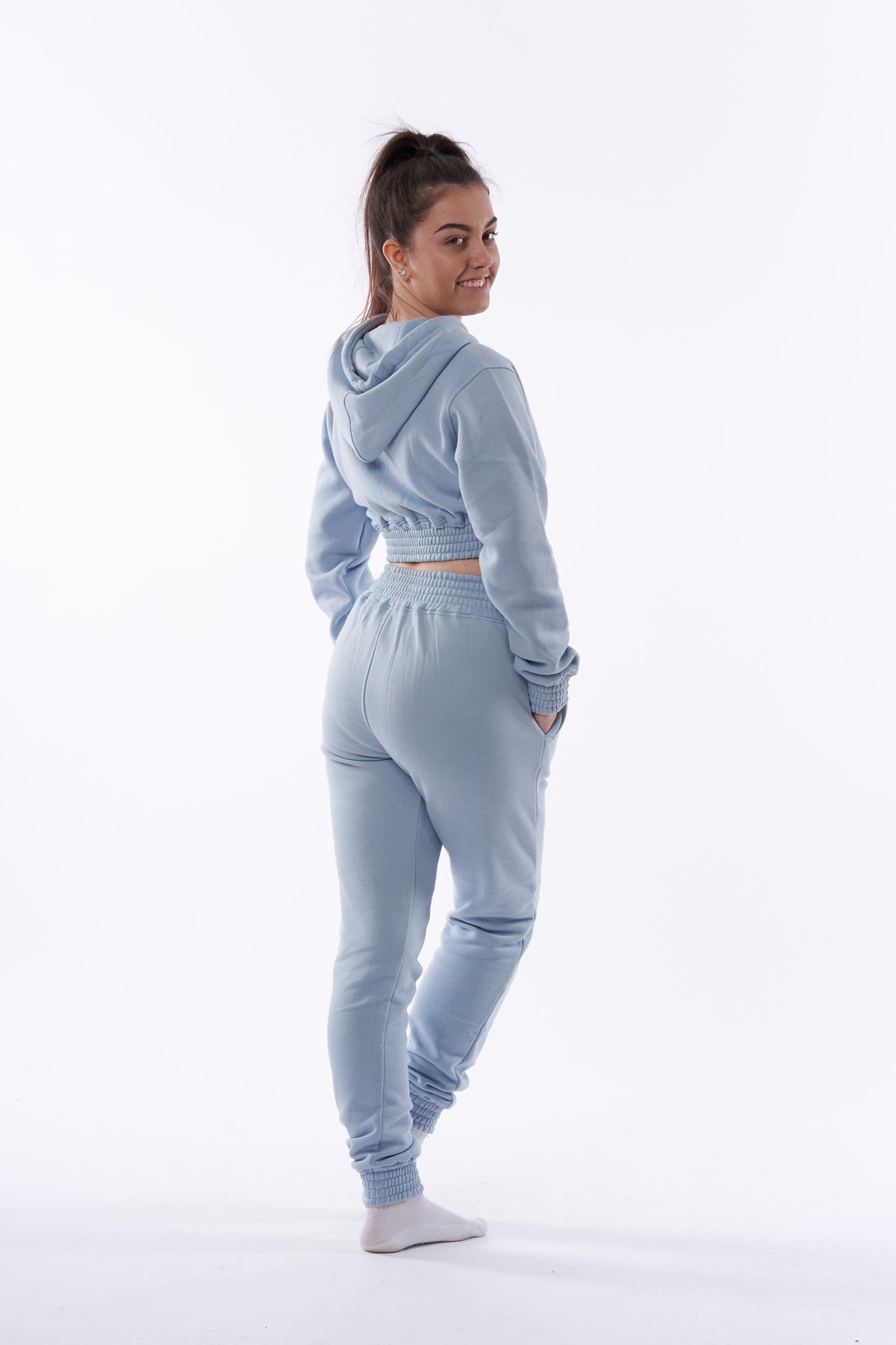Celeste cropped hoodie and jogger set
