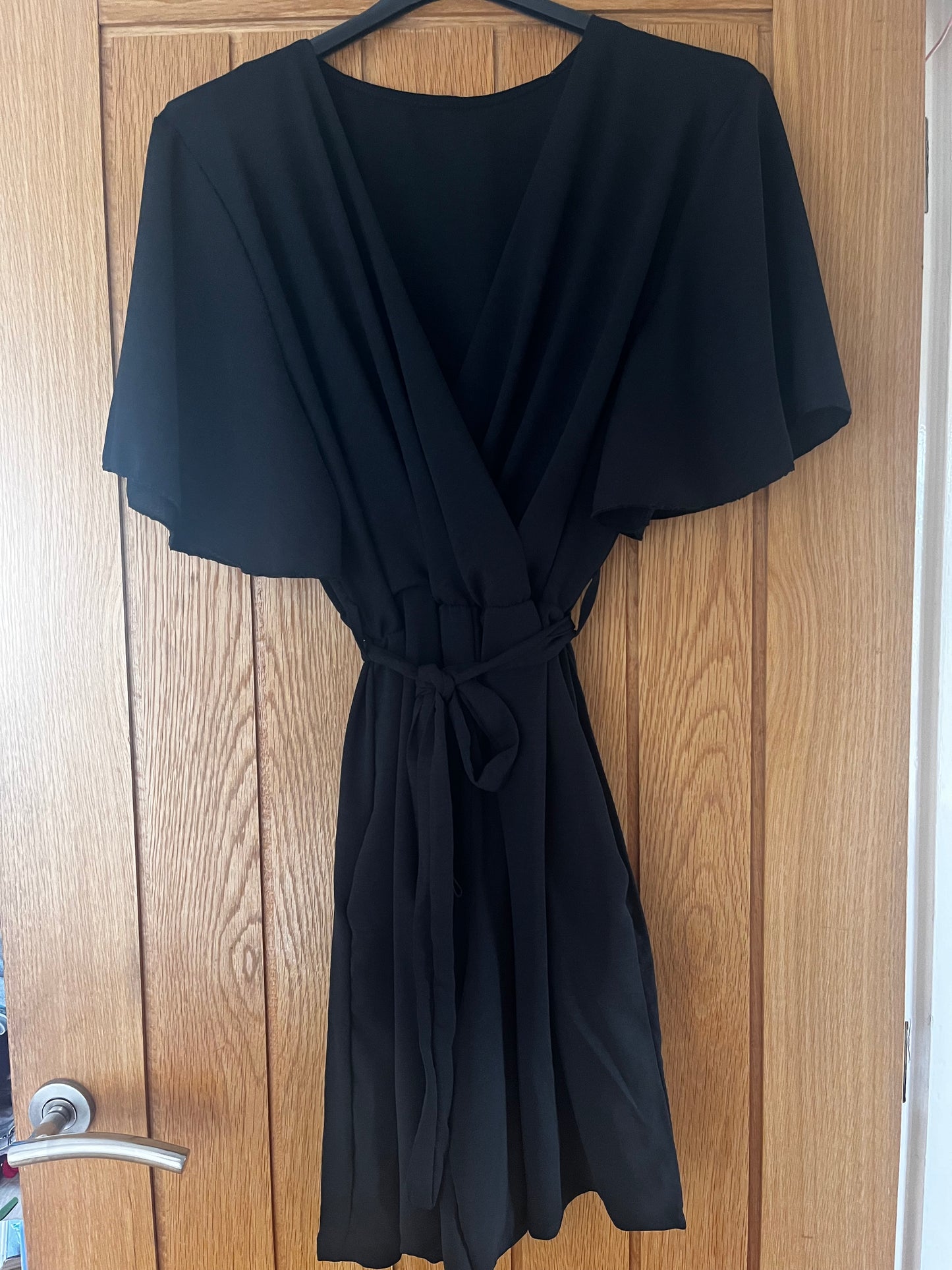 Belted wrap style playsuit