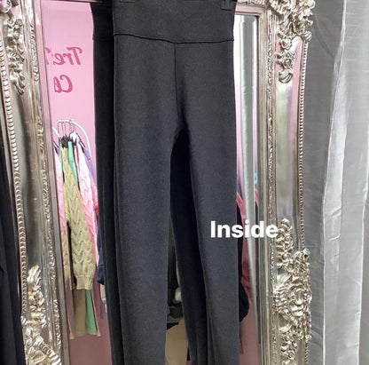Tayah thermal high waisted ribbed leggings