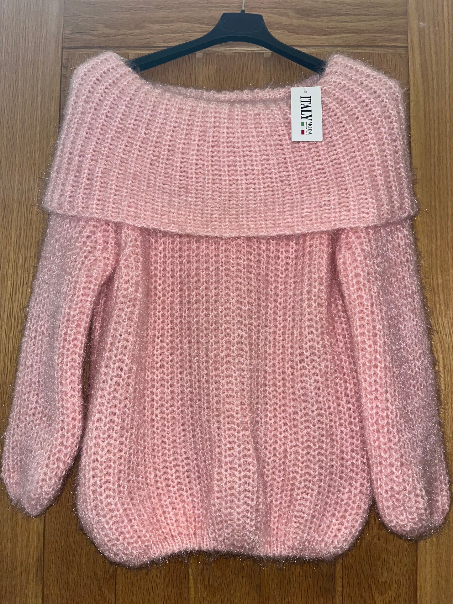 Soft knitted off the shoulder top