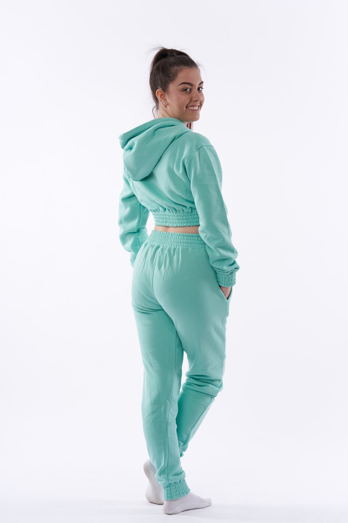 Celeste cropped hoodie and jogger set