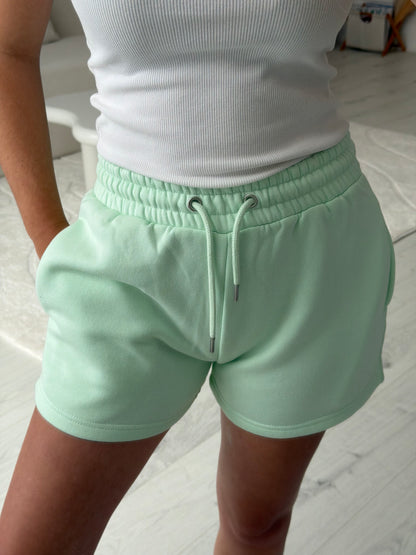 Relaxed fit fleece shorts