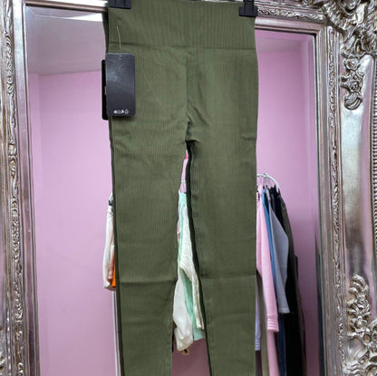 Lola leggings high waisted, ribbed and seamless