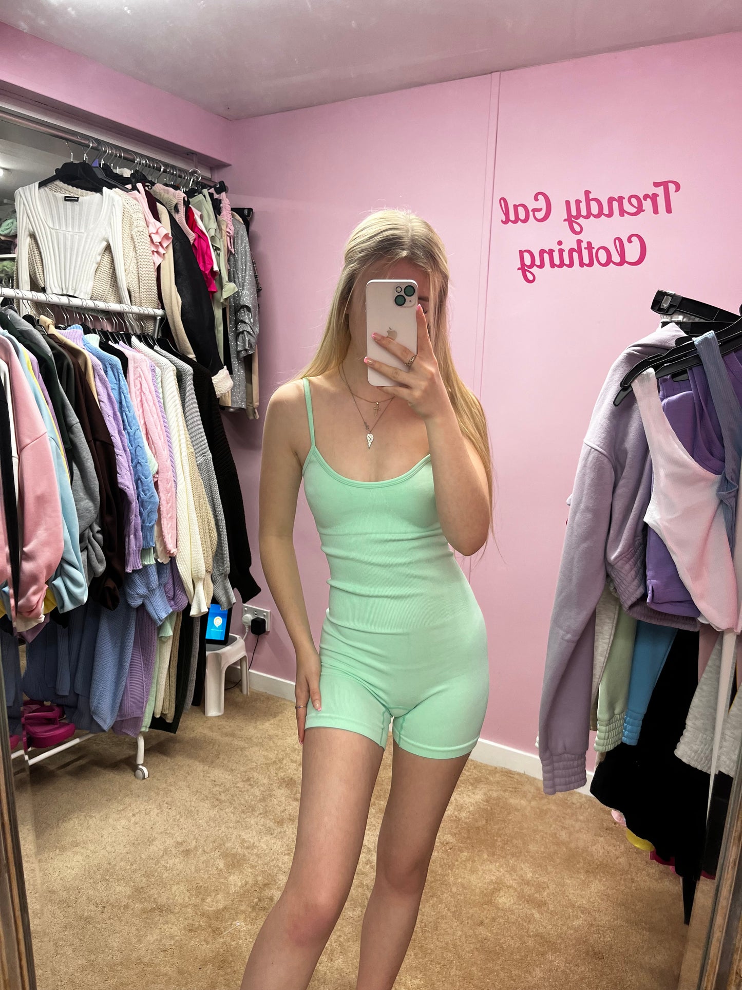 Short length slim fit unitards