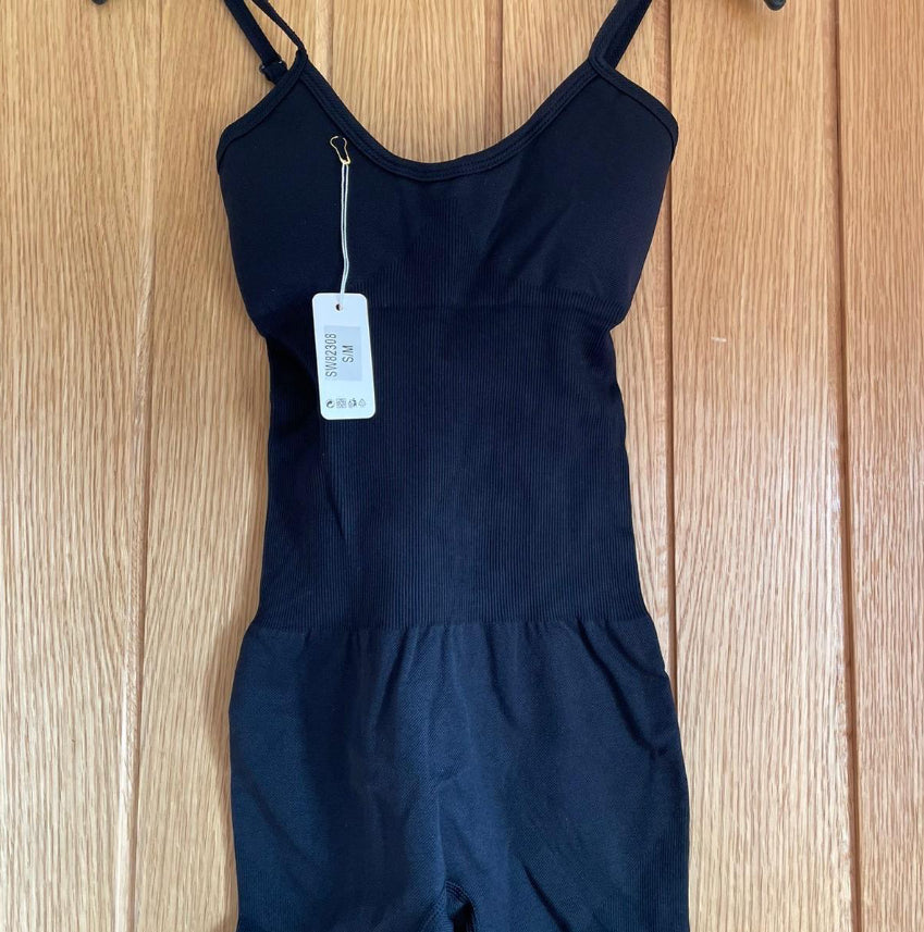 Short length slim fit unitards