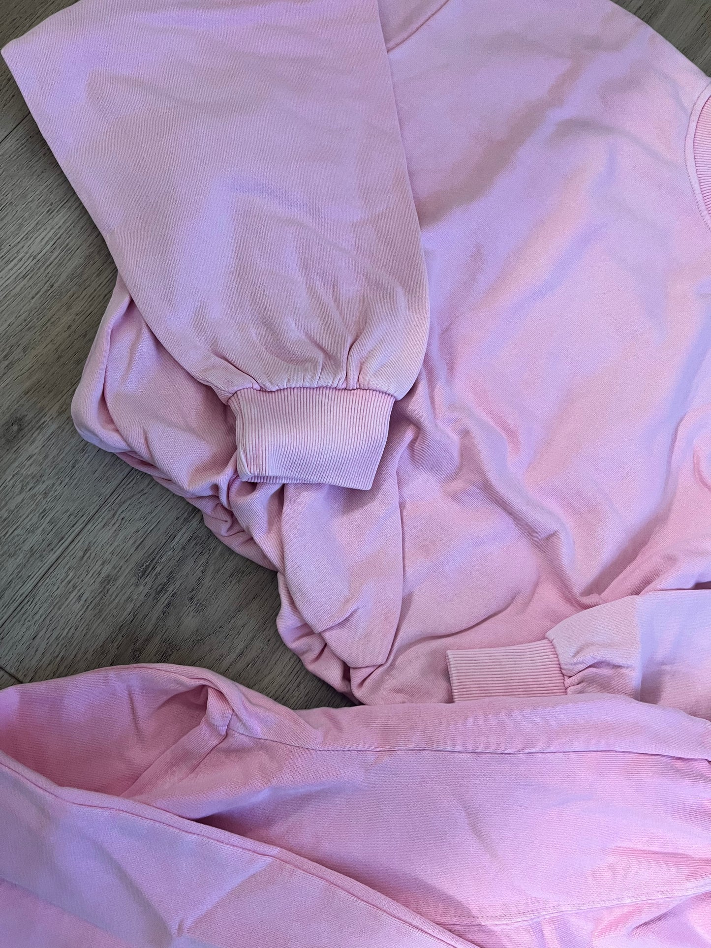 Puff hem jumper and jogger set
