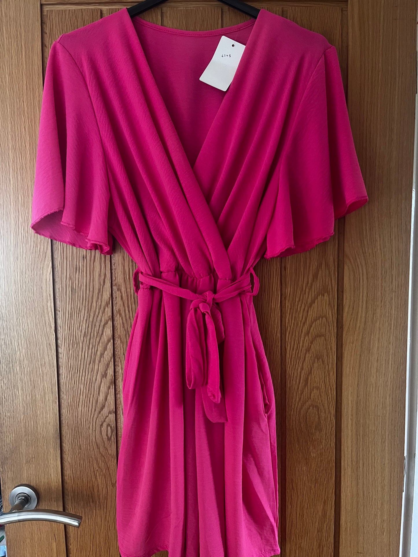 Belted wrap style playsuit