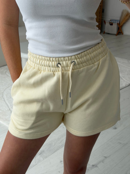 Relaxed fit fleece shorts