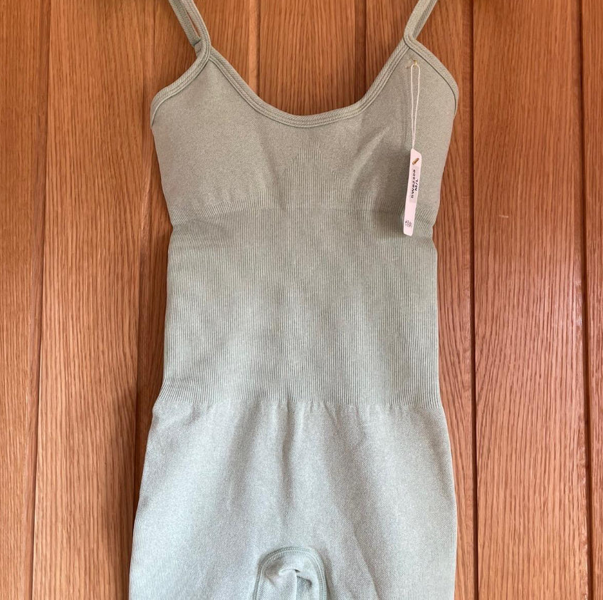 Short length slim fit unitards