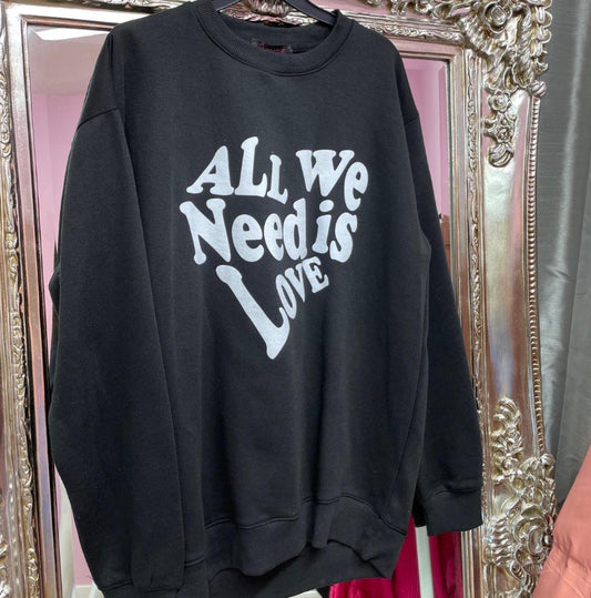 All we need is love jumper