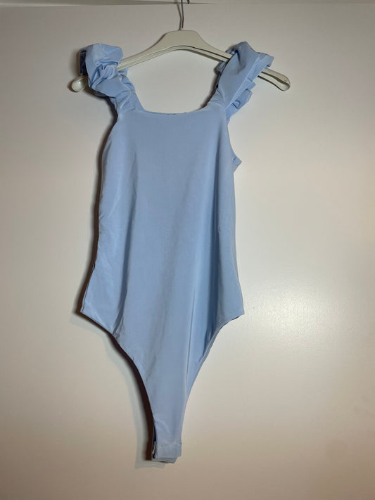 Slinky frilled strap bodysuits